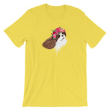 blenheim flower crown cav | unisex cavalier king charles spaniel t-shirt
