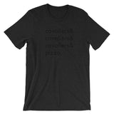 cavaliers & pizza | unisex cavalier king charles spaniel t-shirt