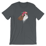 blenheim flower crown cav | unisex cavalier king charles spaniel t-shirt