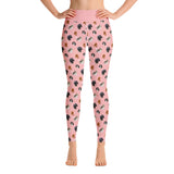 pink cav party | full length yoga pants