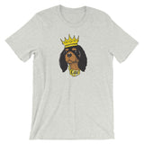 black & tan king | unisex cavalier king charles spaniel t-shirt