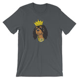 black & tan king | unisex cavalier king charles spaniel t-shirt