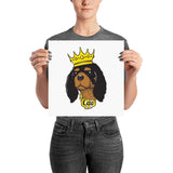 black & tan king | poster