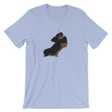black & tan cavicorn | unisex cavalier king charles spaniel t-shirt