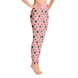 pink cav party | full length yoga pants