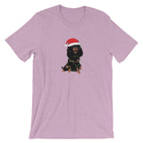 black & tan christmas cav | unisex cavalier king charles spaniel t-shirt