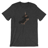 black & tan cavicorn | unisex cavalier king charles spaniel t-shirt