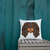 black & tan tattoo | pillow