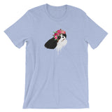 flower crown cav | unisex cavalier king charles spaniel t-shirt