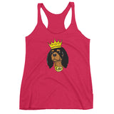 black & tan king | women's tank