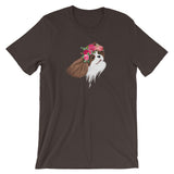 blenheim flower crown cav | unisex cavalier king charles spaniel t-shirt