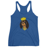 black & tan king | women's tank