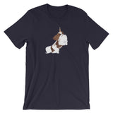 blenheim cavicorn | unisex cavalier king charles spaniel t-shirt