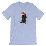 black & tan christmas cav | unisex cavalier king charles spaniel t-shirt