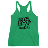 cavaholic | women's cavalier king charles spaniel tank top