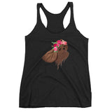 ruby flower crown | women's tank