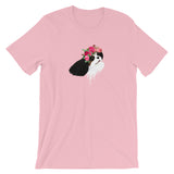 flower crown cav | unisex cavalier king charles spaniel t-shirt