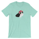 flower crown cav | unisex cavalier king charles spaniel t-shirt