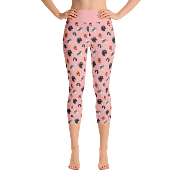 pink cav party  capri yoga pants – CavLife