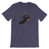 black & tan cavicorn | unisex cavalier king charles spaniel t-shirt