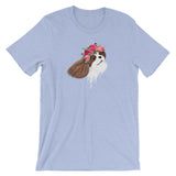 blenheim flower crown cav | unisex cavalier king charles spaniel t-shirt