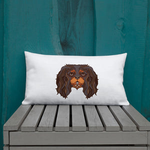 black & tan tattoo | pillow