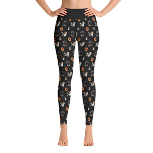 black cav party | full length yoga pants