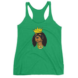 black & tan king | women's tank
