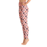 pink cav party | full length yoga pants