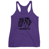 cavaholic | women's cavalier king charles spaniel tank top