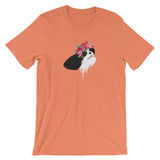 flower crown cav | unisex cavalier king charles spaniel t-shirt