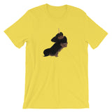 black & tan cavicorn | unisex cavalier king charles spaniel t-shirt