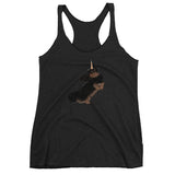 black & tan cavicorn | women's tank