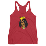 black & tan king | women's tank