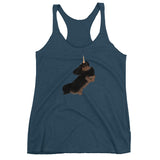 black & tan cavicorn | women's tank
