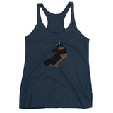 black & tan cavicorn | women's tank
