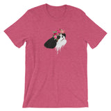 flower crown cav | unisex cavalier king charles spaniel t-shirt