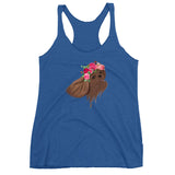 ruby flower crown | women's tank