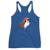 blenheim flower crown | women's tank