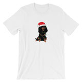black & tan christmas cav | unisex cavalier king charles spaniel t-shirt