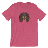back & tan tattoo | unisex cavalier king charles spaniel t-shirt