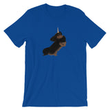 black & tan cavicorn | unisex cavalier king charles spaniel t-shirt