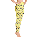 yellow cav party | full length yoga pants