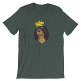 black & tan king | unisex cavalier king charles spaniel t-shirt