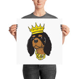 black & tan king | poster