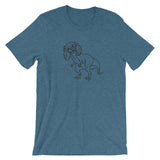 cavasaurus | unisex cavalier king charles spaniel t-shirt