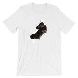 black & tan cavicorn | unisex cavalier king charles spaniel t-shirt