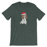 blenheim christmas cav | unisex cavalier king charles spaniel t-shirt
