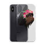 black & tan flower crown cav | iphone case