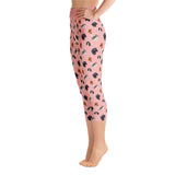 pink cav party | capri yoga pants
